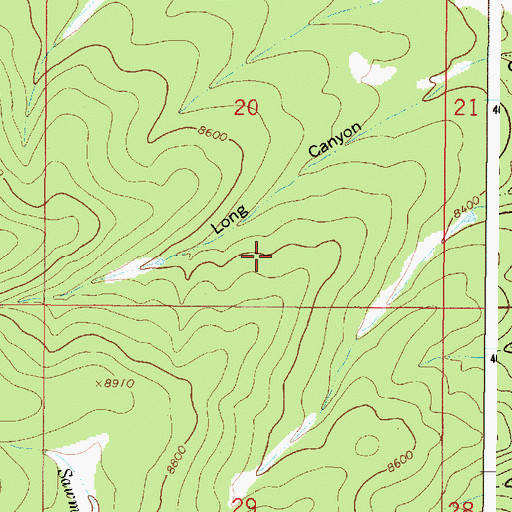 Topographic Map of Tom Benton Prospect, NM