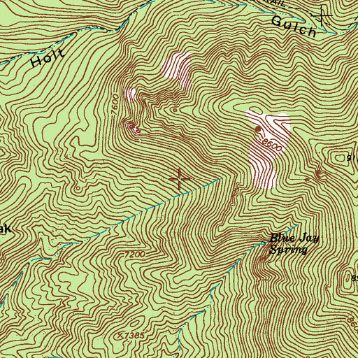 Topographic Map of Morning Star Prospects, NM