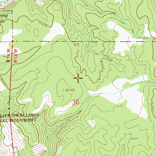 Topographic Map of Geothermal Test Well, NM