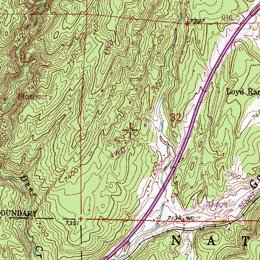 Topographic Map of Paytiano, NM