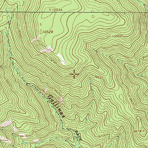 Topographic Map of Guy Number One, NM