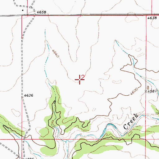 Topographic Map of Neafus Claims, NM