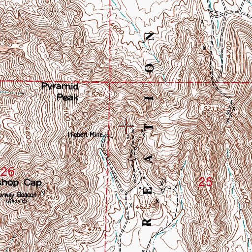 Topographic Map of Grant Prospect, NM