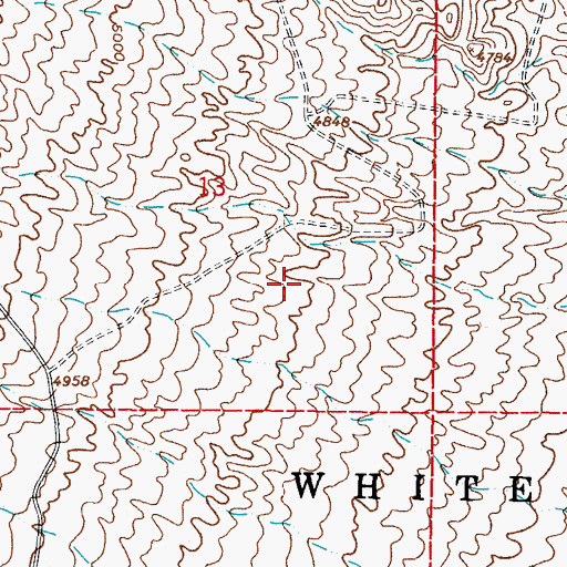 Topographic Map of Green Girl Prospect, NM