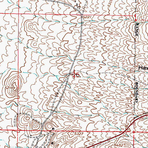 Topographic Map of Captain Smith Lode, NM