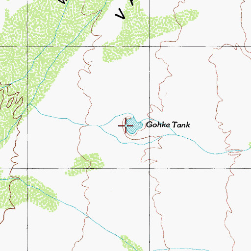 Topographic Map of Pan Wash, AZ