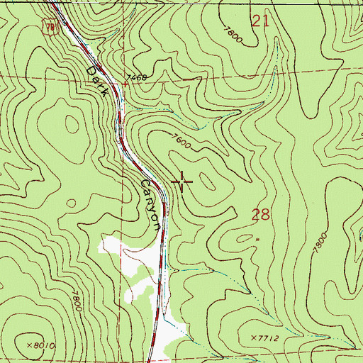 Topographic Map of Mescalero Apache Pit, NM