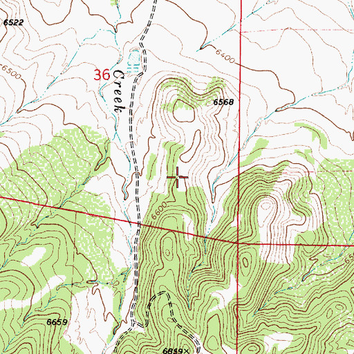 Topographic Map of Baby Claims, NM