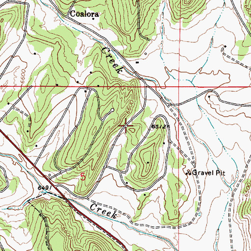 Topographic Map of Capitan Number One, NM