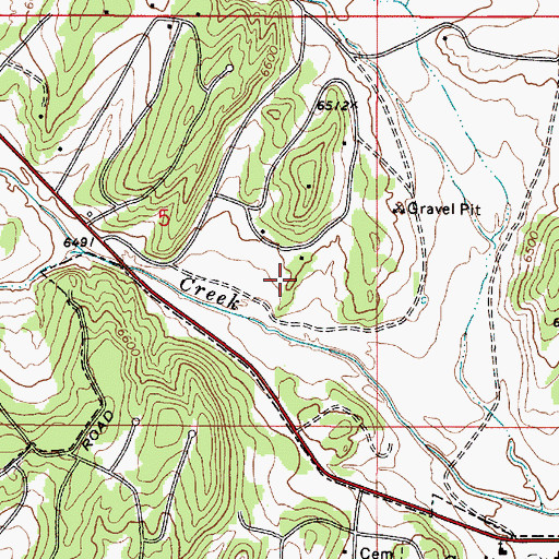 Topographic Map of Capitan Number Two, NM