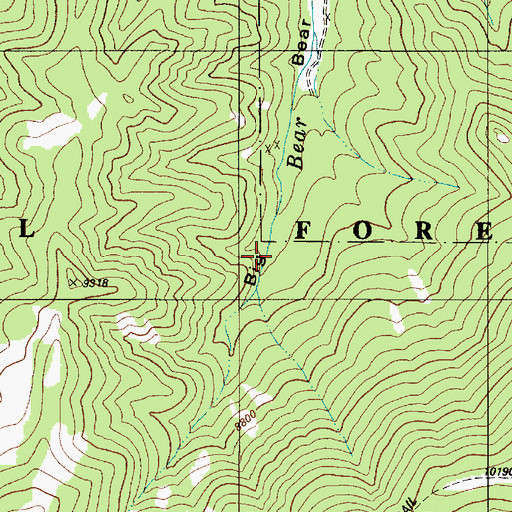Topographic Map of Divine Guidance Number One Mill, NM