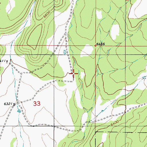 Topographic Map of Oso, NM