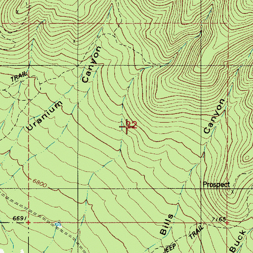 Topographic Map of Silverstone Claim, NM
