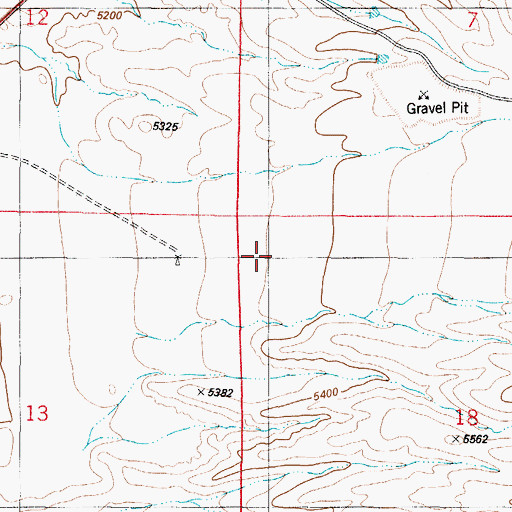 Topographic Map of Armstrong and Armstrong Rock, NM