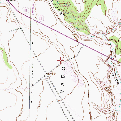 Topographic Map of Six- 13- S Ext., NM