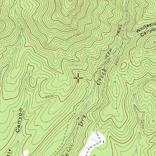 Topographic Map of Copper Glance Shaft, NM