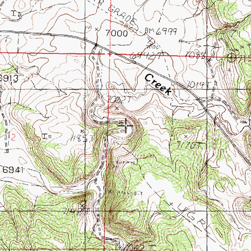 Topographic Map of Tafoya Prospect, NM