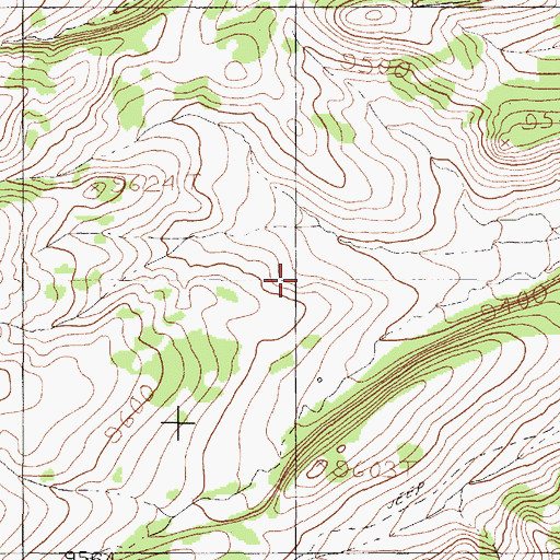 Topographic Map of Tierrra Amarilla Grant Benton, NM