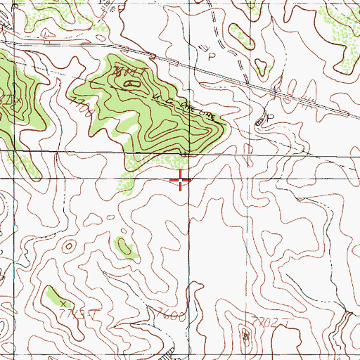 Topographic Map of V and M Ventures, NM