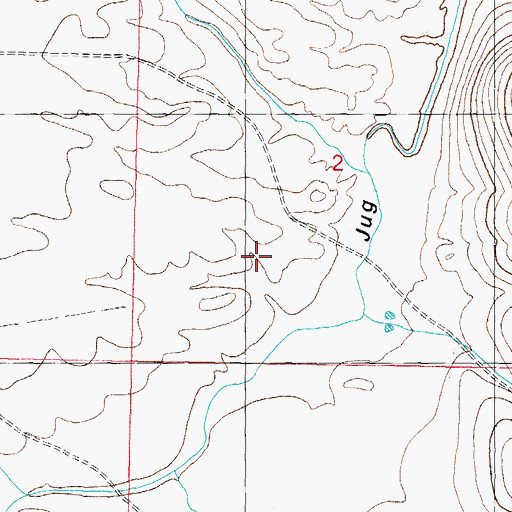 Topographic Map of Nunn Lease, NM