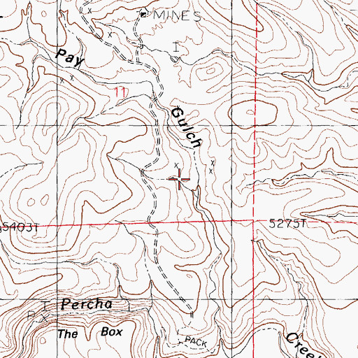 Topographic Map of Palma, NM