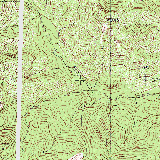Topographic Map of So Mine Number One, NM