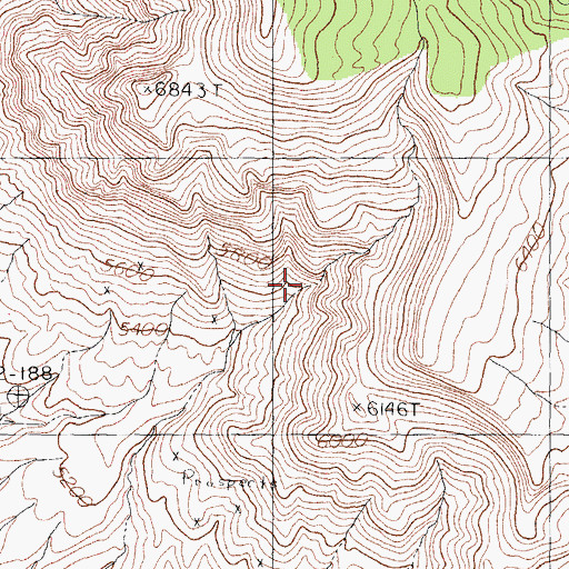 Topographic Map of Sierrite Mine, NM