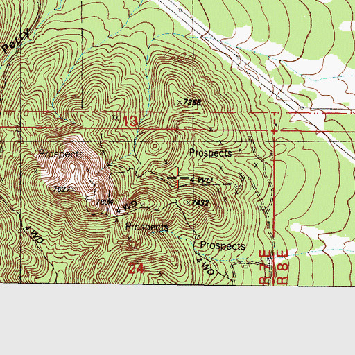Topographic Map of JIC, NM