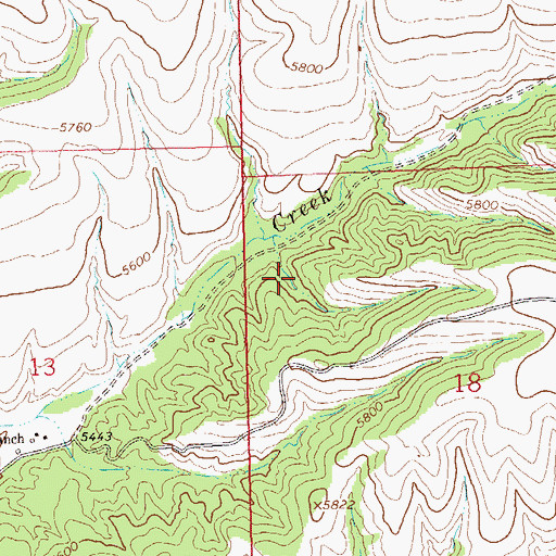 Topographic Map of Whitewater Campground Area Prospect, NM