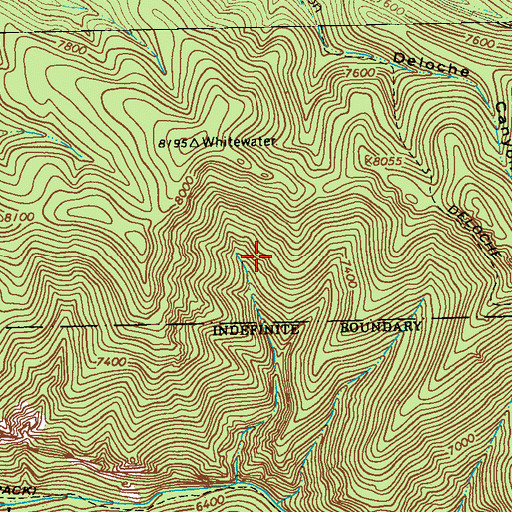 Topographic Map of Kordic Claim, NM