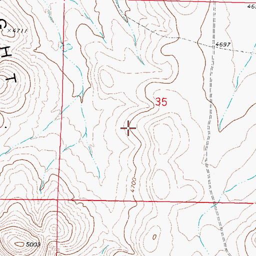 Topographic Map of Williams Ranch Spring, NM