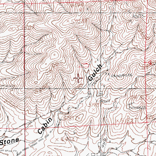 Topographic Map of Clemmie, NM