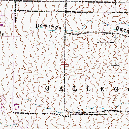 Topographic Map of Isleta, NM