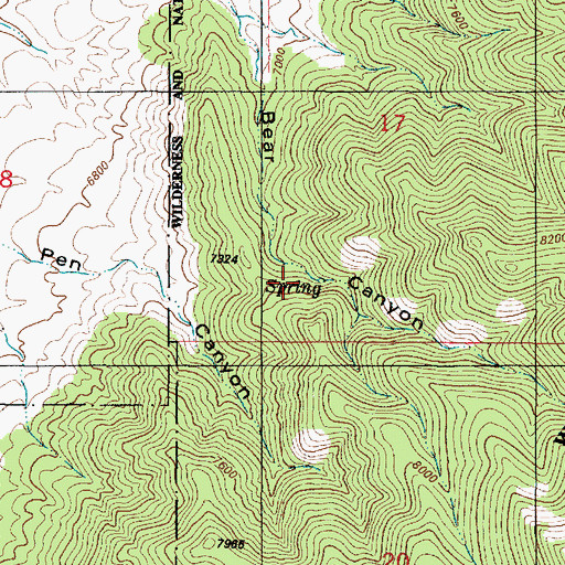 Topographic Map of Homesteak Claim, NM