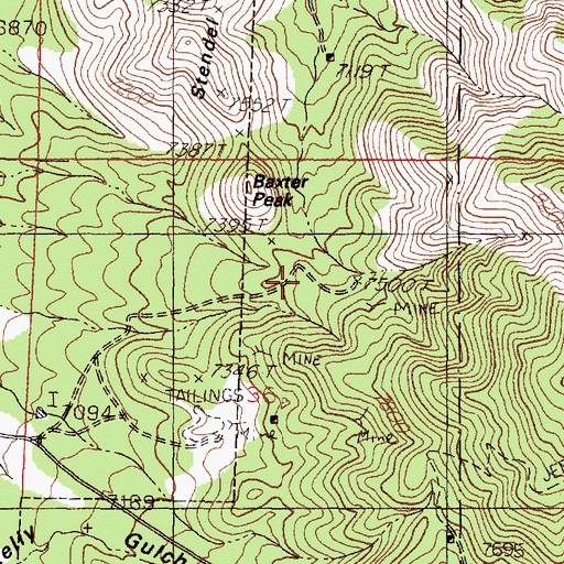 Topographic Map of Nitt, NM