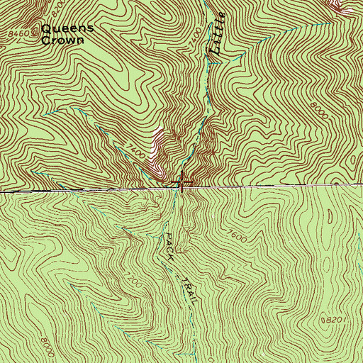 Topographic Map of Maverick Prospect, NM