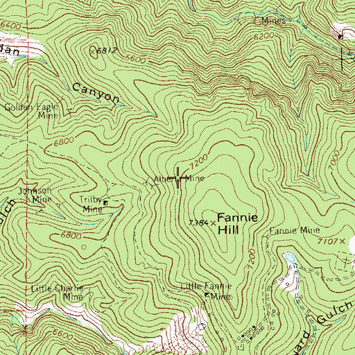 Topographic Map of Alberta Group, NM