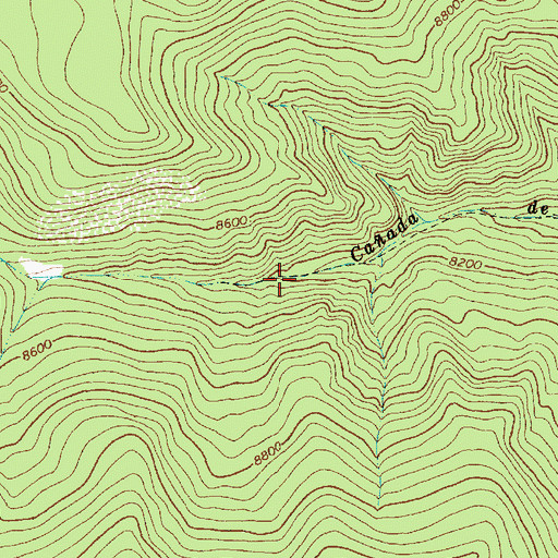 Topographic Map of A and M Mining, NM