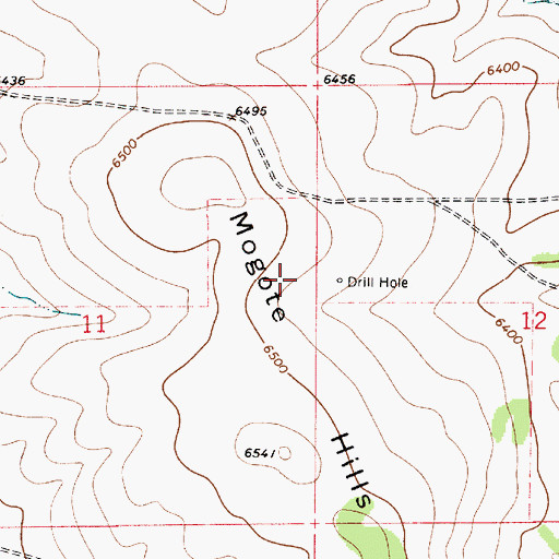 Topographic Map of Arkansas Fuel 1 Kruse, NM