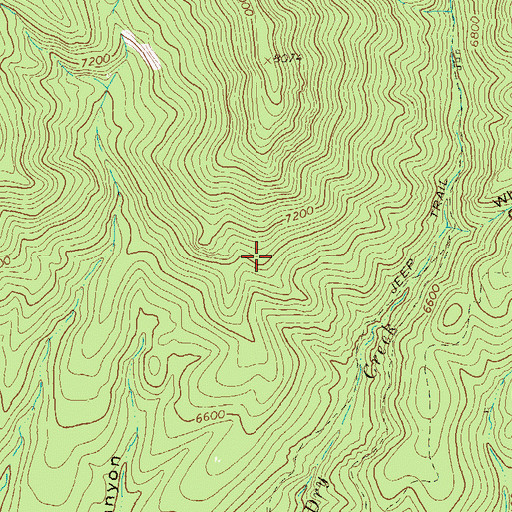 Topographic Map of Reward Prospect, NM