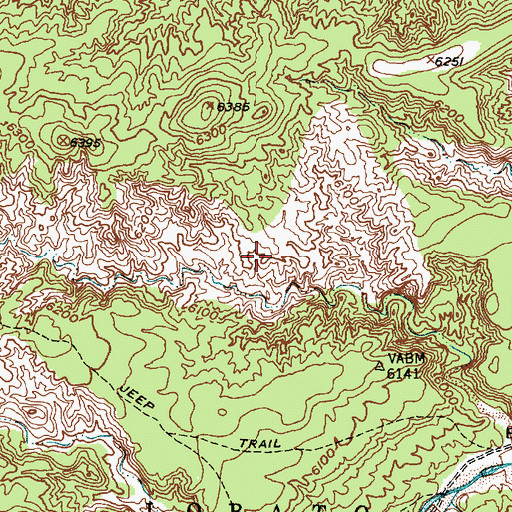 Topographic Map of Santa Clara Pumice Pit 2, NM