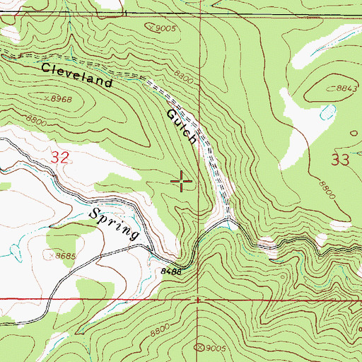 Topographic Map of Sumner, NM