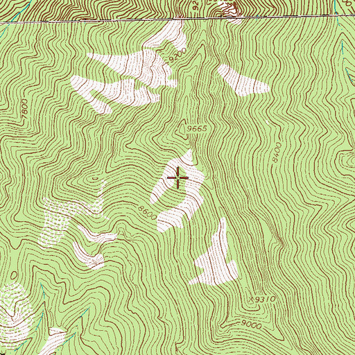 Topographic Map of Fairview Mine and Vicinity, NM