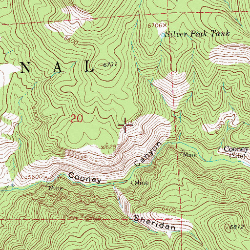 Topographic Map of Floride Prospect, NM