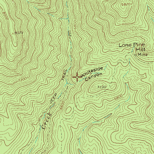Topographic Map of Goodhope Adit, NM