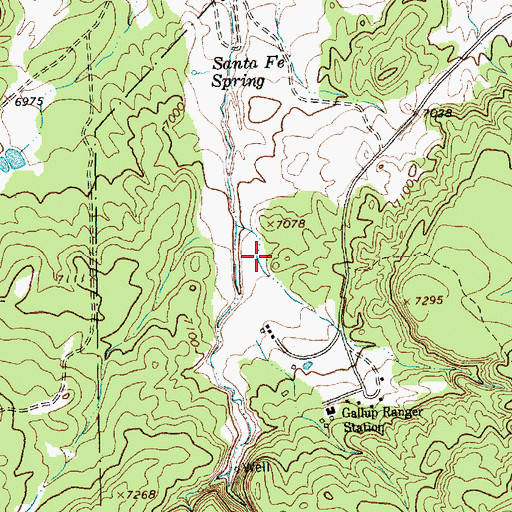Topographic Map of Sheep Lab Spring, NM