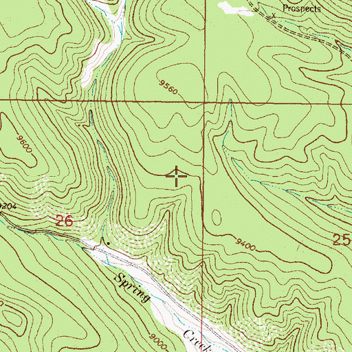 Topographic Map of Last Hope Claim, NM