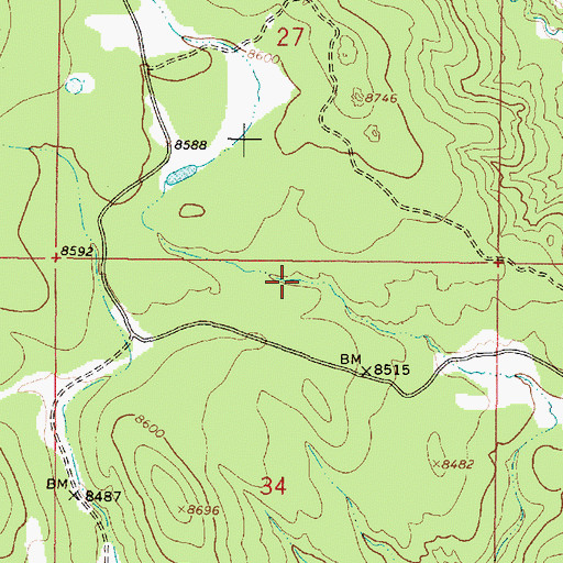 Topographic Map of Kiowa View IV, NM