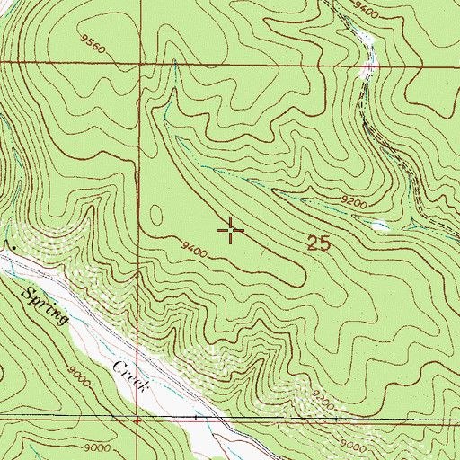 Topographic Map of Hummer Prospect, NM