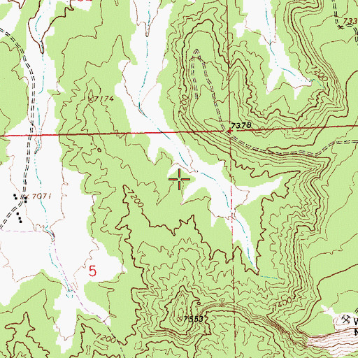 Topographic Map of Foutz Number 2, NM
